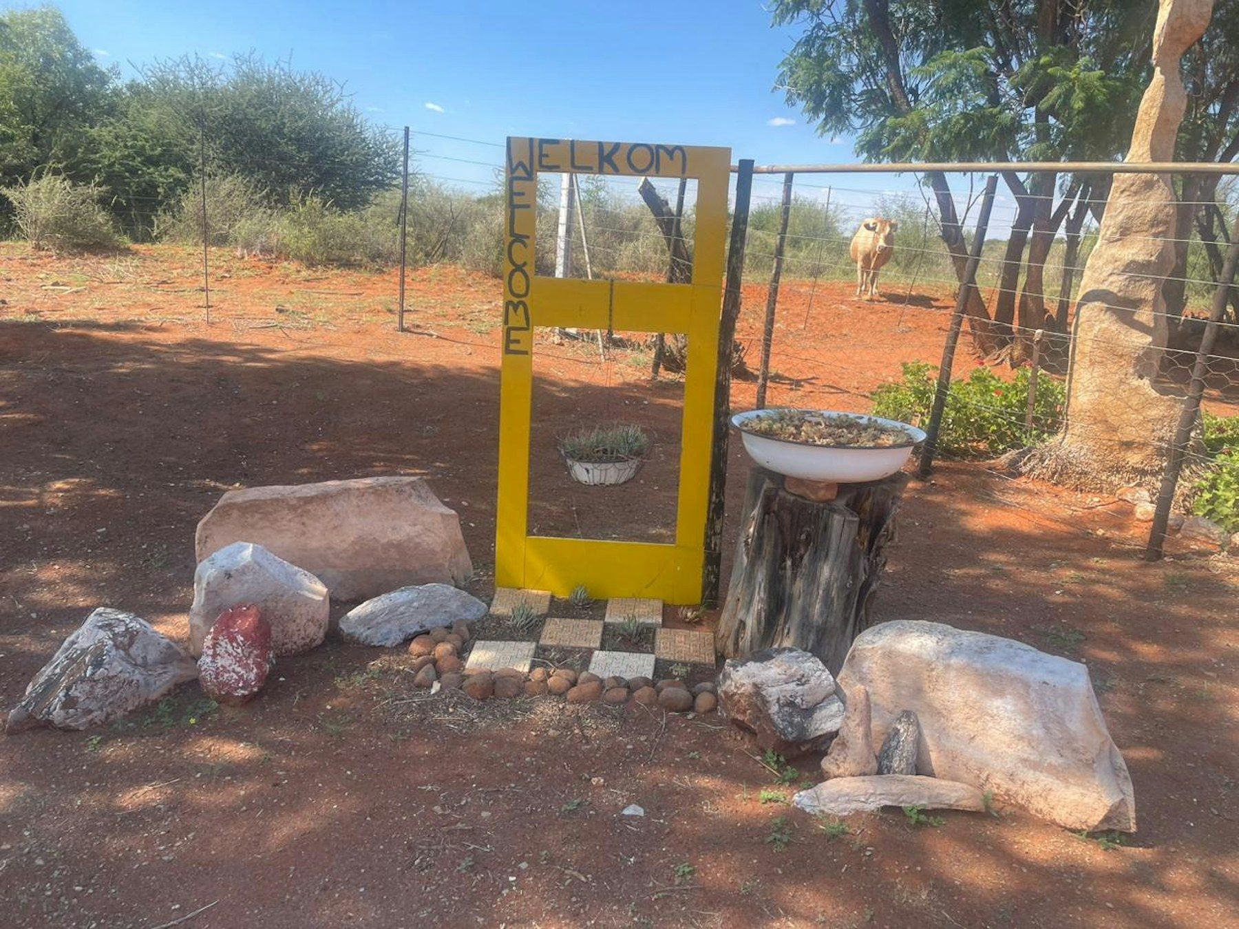 Farm gate